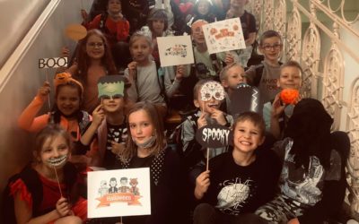 Halloween na korytarzach szkoły
