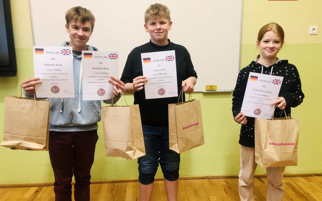 Wyniki szkolnego konkursu językowego