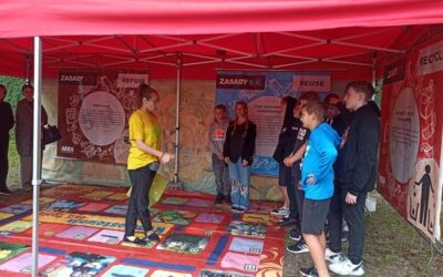 Na warsztatach ekologicznych.