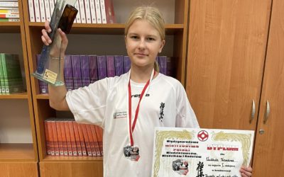 1 miejsce naszej uczennicy w Karate Kyokushin.