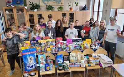 Zbiórka dla bezdomnych zwierząt- podsumowanie akcji.