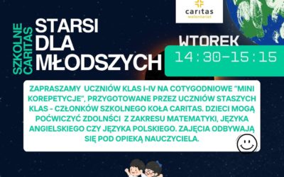 Starsi dla młodszych- mini korepetycje.