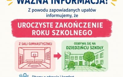 Zakończenie roku szkolnego.